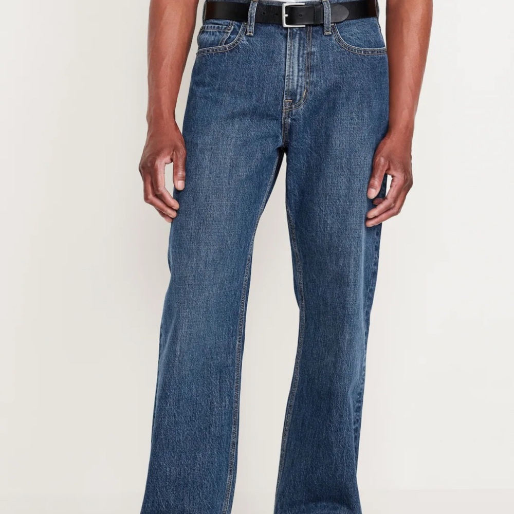 Old Navy Relaxed Fit Blue Jeans for Men